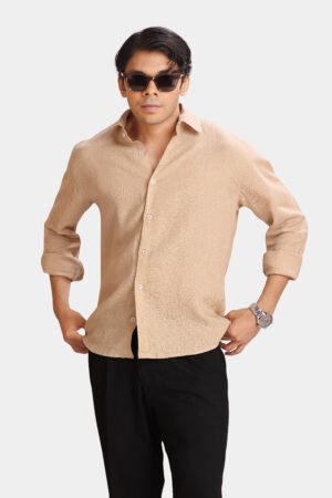 European Linen Beige Shirt
