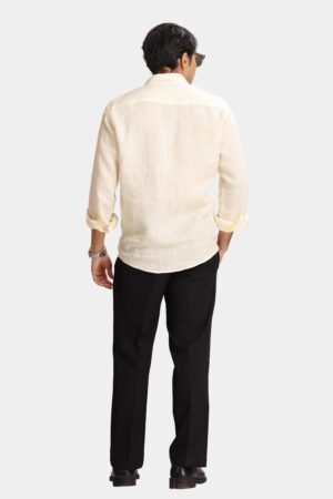European Linen Cream Shirt